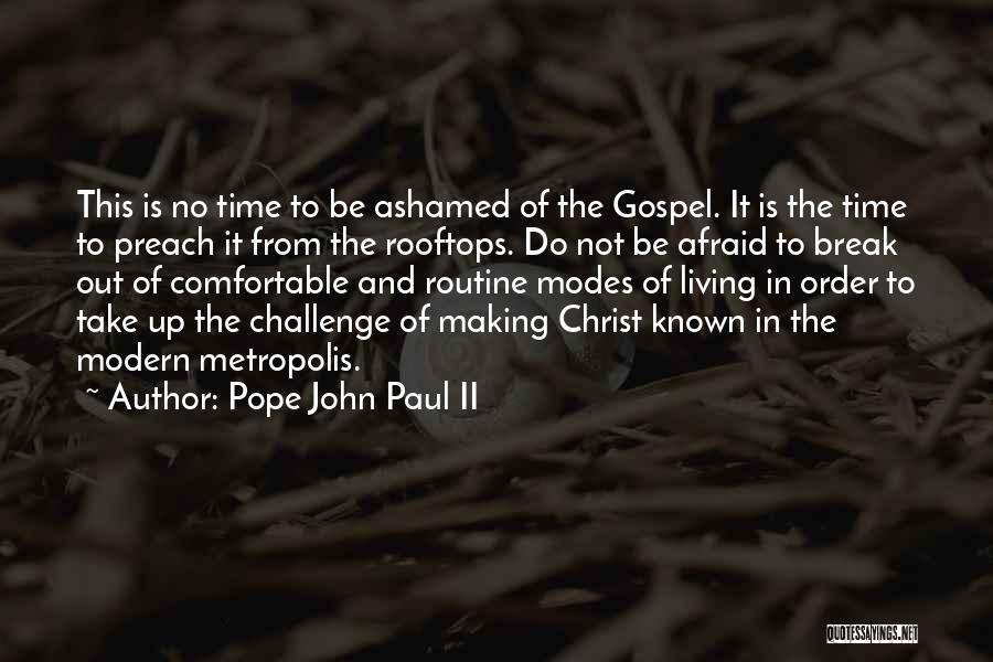 Rooftops Quotes By Pope John Paul II
