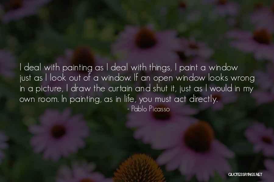 Room And Window Quotes By Pablo Picasso Room And Window Quotes By Pablo Picasso