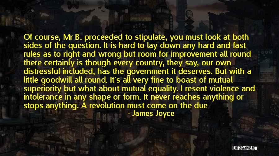 Room For Improvement Quotes By James Joyce Room For Improvement Quotes By James Joyce