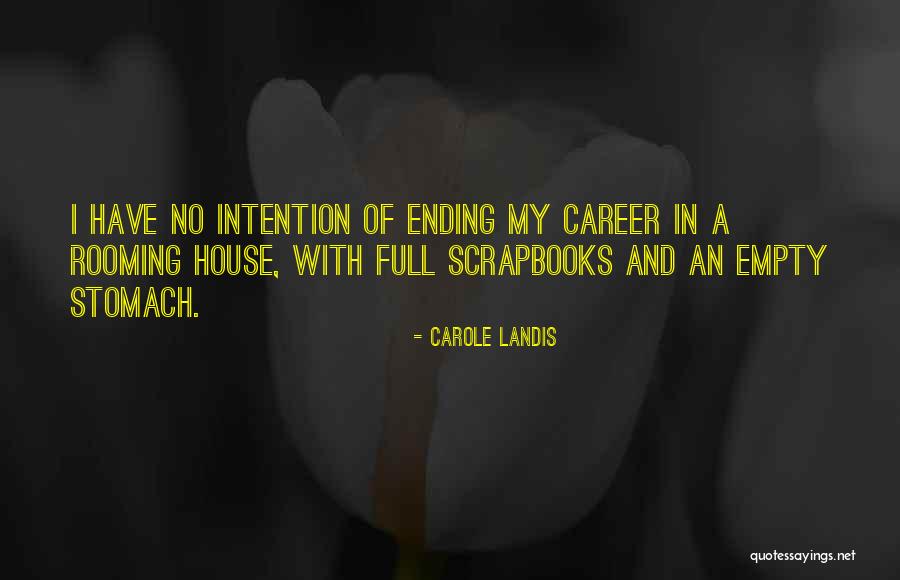 Rooming Quotes By Carole Landis