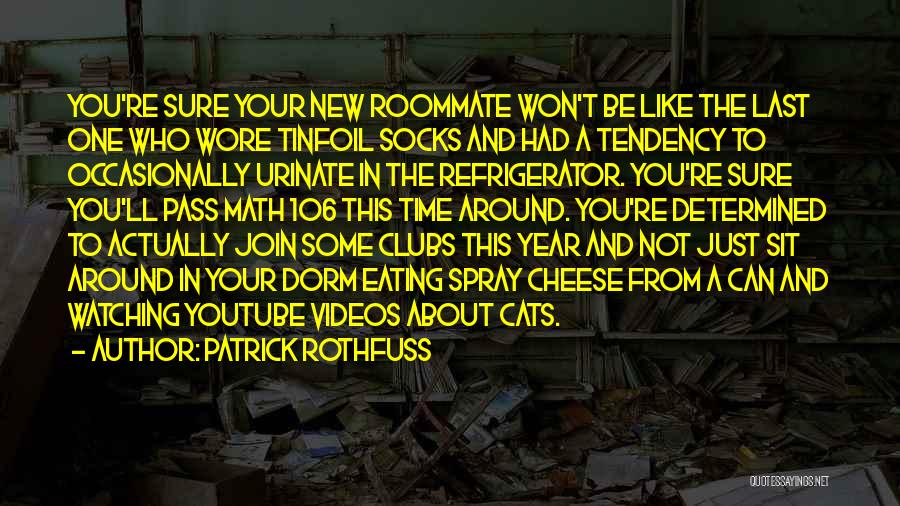 Roommates Quotes By Patrick Rothfuss