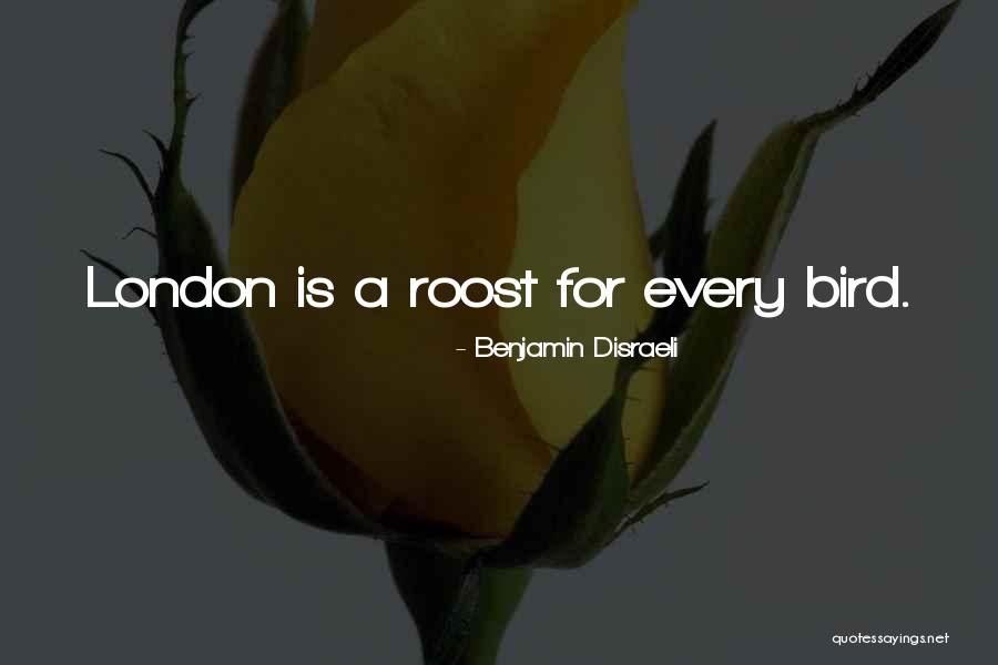 Roost Quotes By Benjamin Disraeli Roost Quotes By Benjamin Disraeli