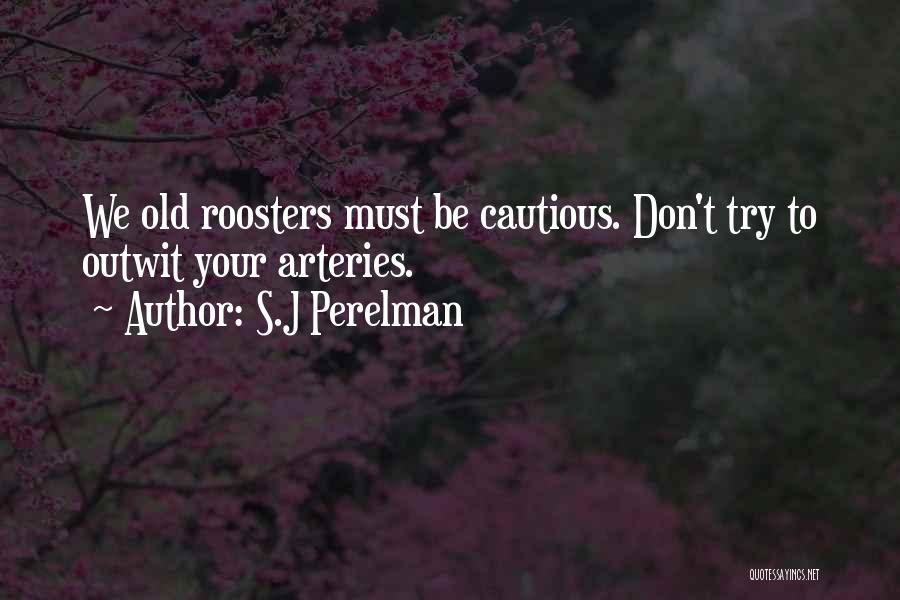 Roosters Quotes By S.J Perelman