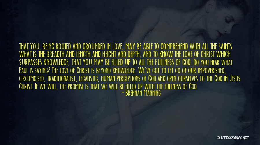 Rooted In God Quotes By Brennan Manning