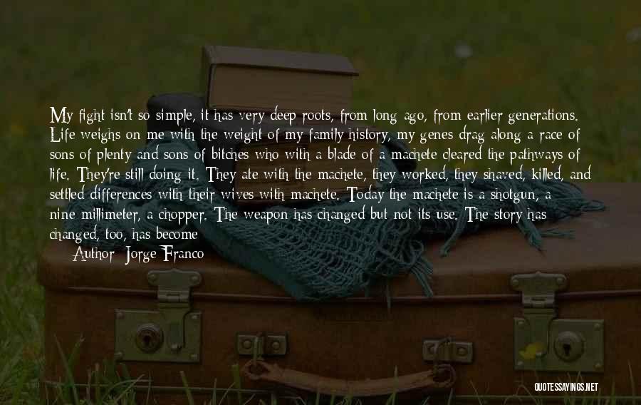 Roots And Family Quotes By Jorge Franco