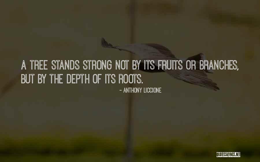 Roots Branches Quotes By Anthony Liccione Roots Branches Quotes By Anthony Liccione