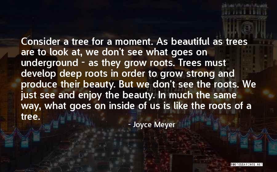 Roots Of Trees Quotes By Joyce Meyer Roots Of Trees Quotes By Joyce Meyer