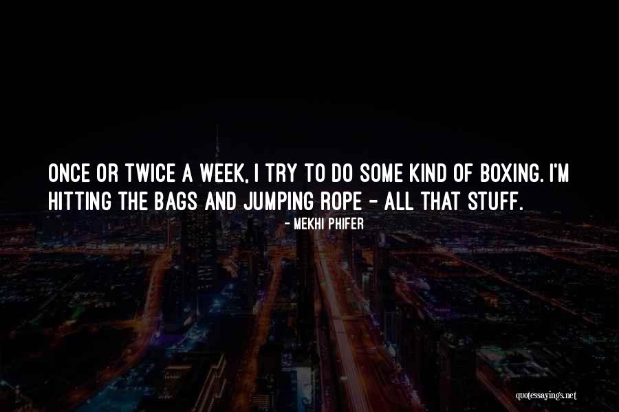 Rope Jumping Quotes By Mekhi Phifer