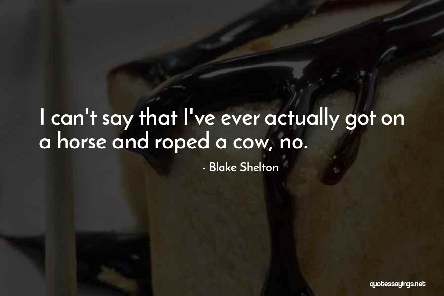 Roped Off Quotes By Blake Shelton