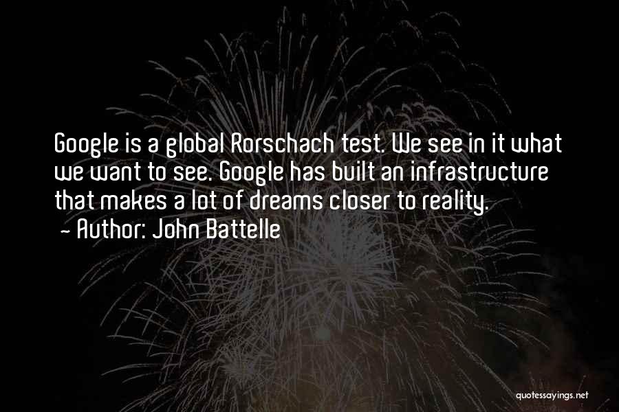 Rorschach Test Quotes By John Battelle