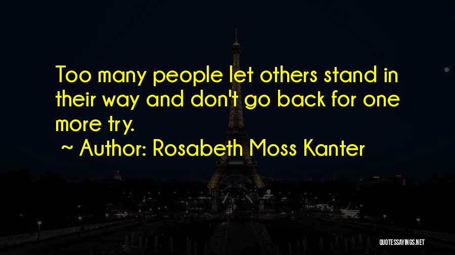 Rosabeth Moss Kanter Quotes 918927