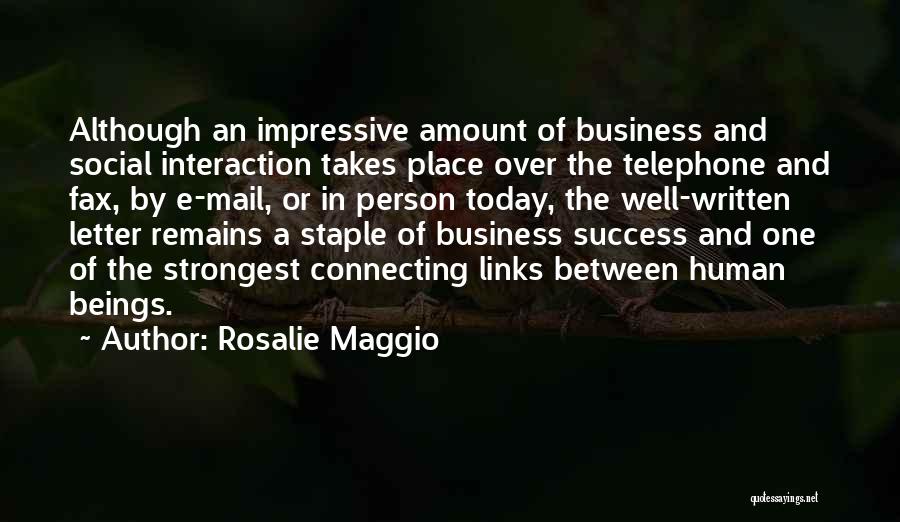 Rosalie Maggio Quotes 1175293