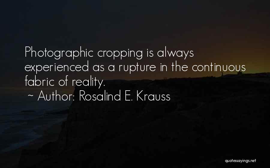 Rosalind Quotes By Rosalind E. Krauss