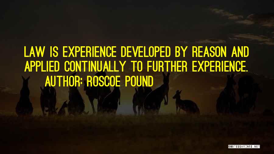 Roscoe Pound Quotes 1061822