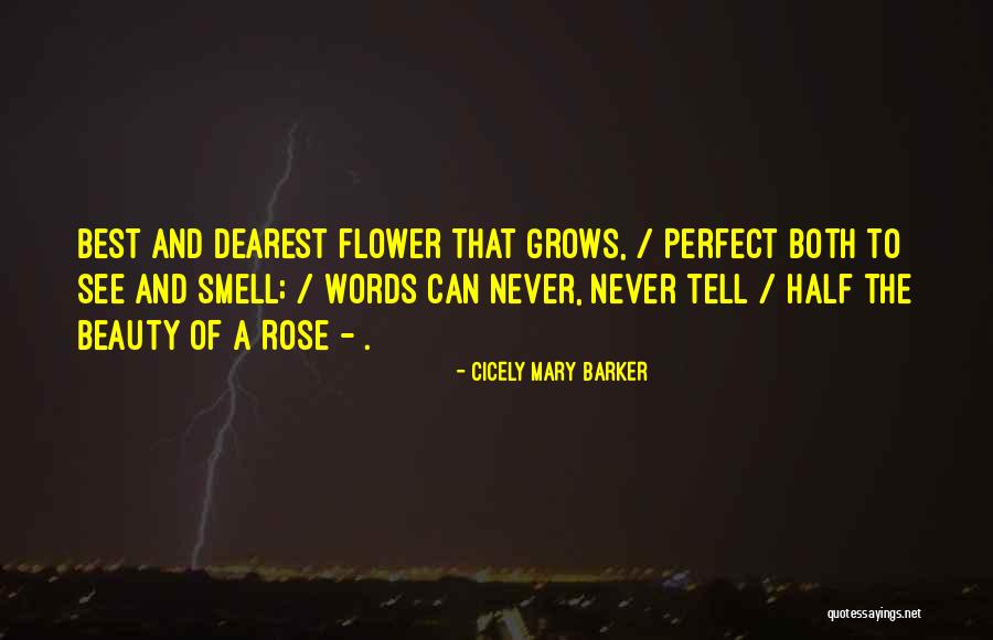 Rose And Beauty Quotes By Cicely Mary Barker Rose And Beauty Quotes By Cicely Mary Barker