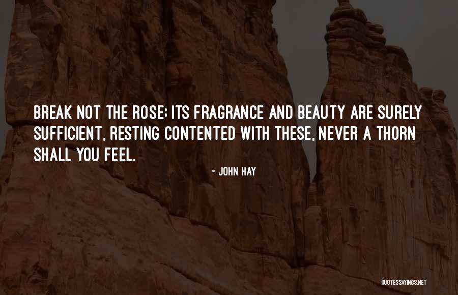 Rose And Beauty Quotes By John Hay Rose And Beauty Quotes By John Hay