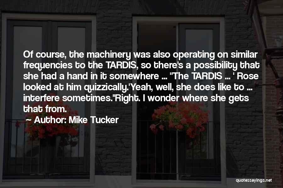 Rose And The Doctor Quotes By Mike Tucker