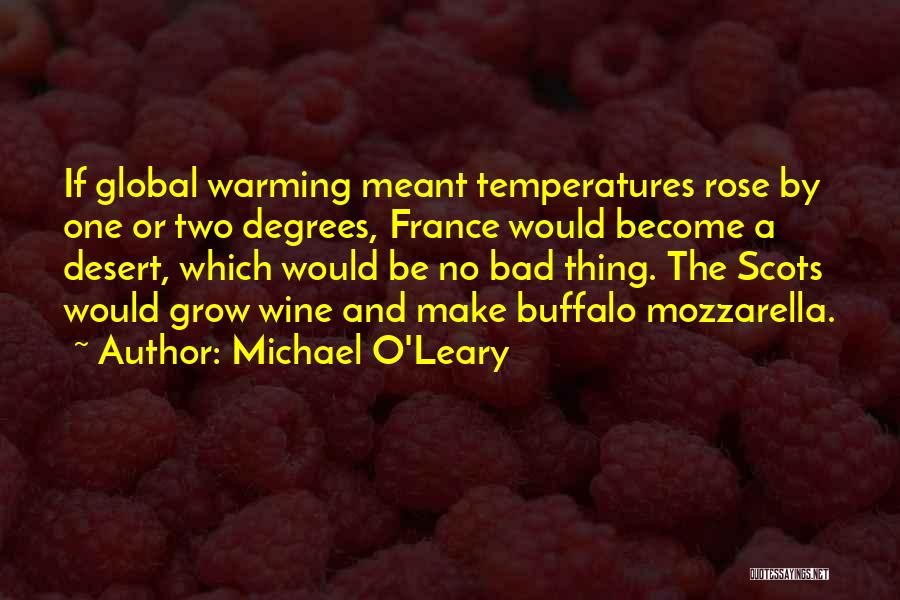 Rose And Wine Quotes By Michael O'Leary