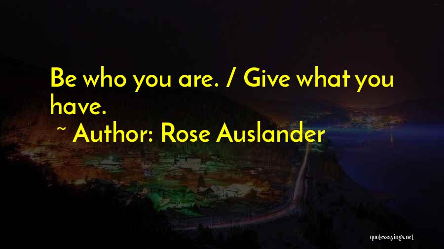 Rose Auslander Quotes 520711