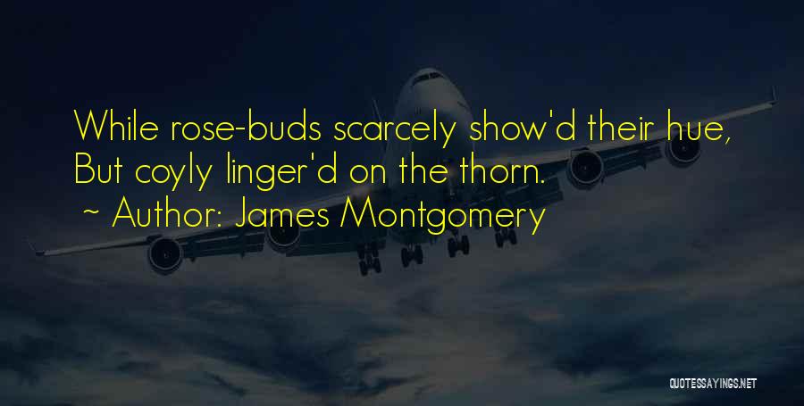Rose Buds Quotes By James Montgomery