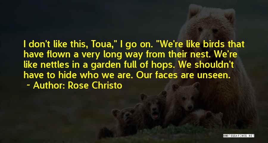 Rose Christo Quotes 78337