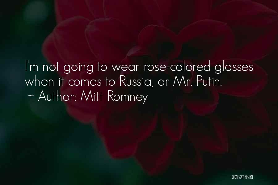 Rose Colored Quotes By Mitt Romney