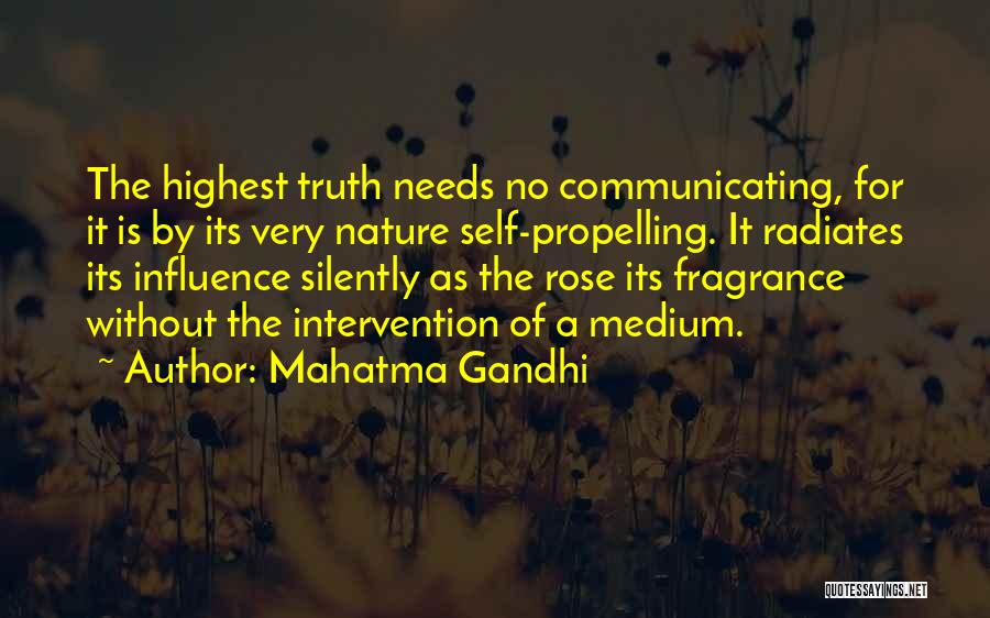 Rose Fragrance Quotes By Mahatma Gandhi