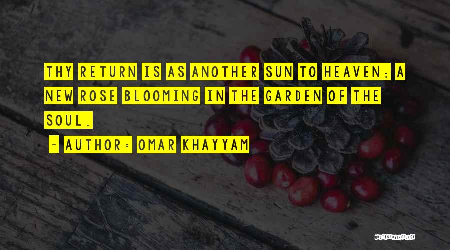 Rose Garden Love Quotes By Omar Khayyam