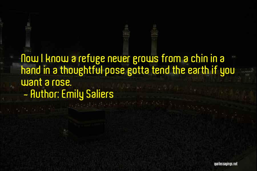 Rose In Hand Quotes By Emily Saliers