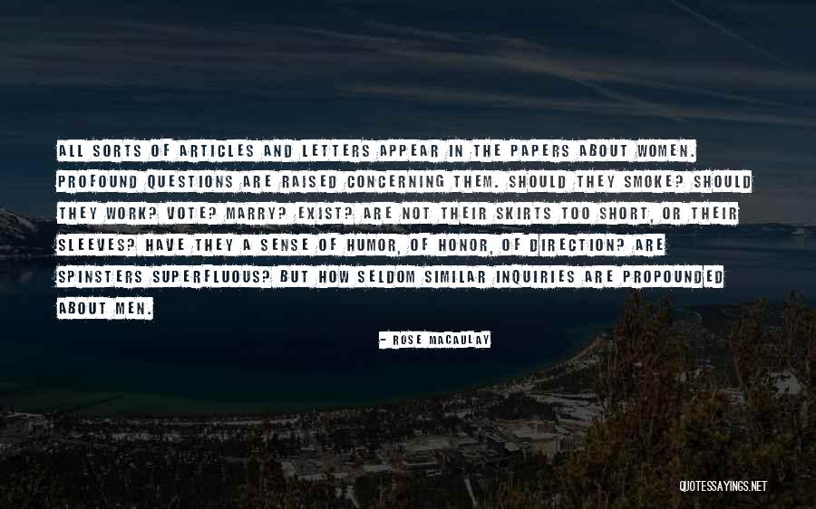 Rose Macaulay Quotes 147744