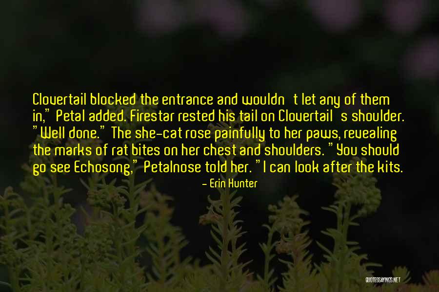 Rose Petal Quotes By Erin Hunter Rose Petal Quotes By Erin Hunter