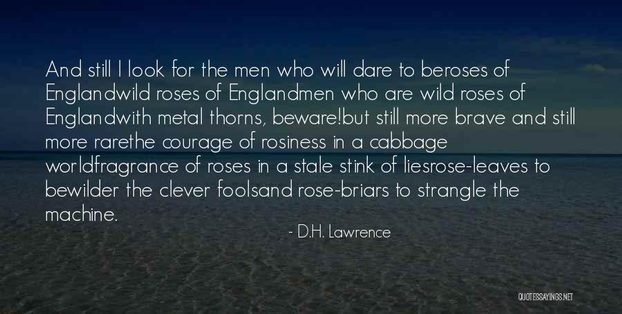 Rose Thorns Quotes By D.H. Lawrence