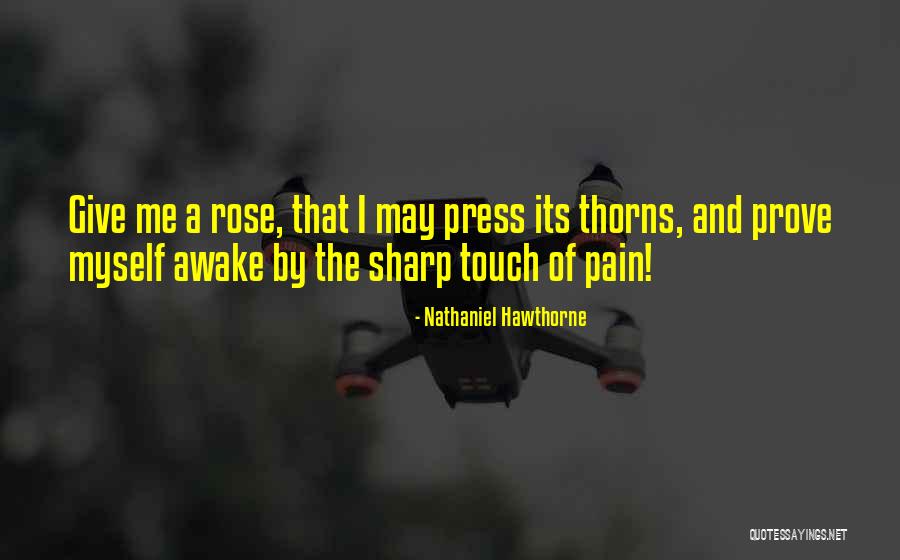 Rose Thorns Quotes By Nathaniel Hawthorne