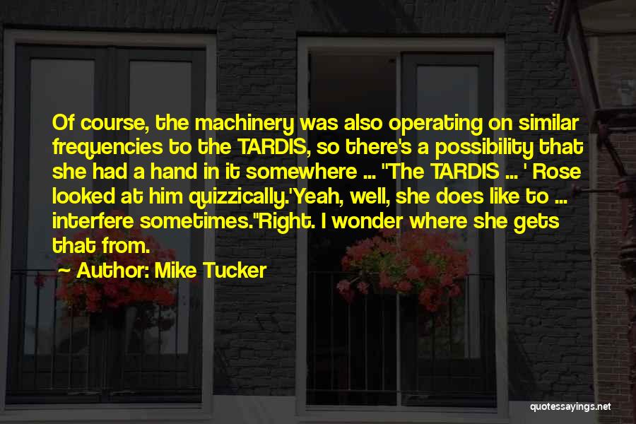 Rose Tyler Quotes By Mike Tucker