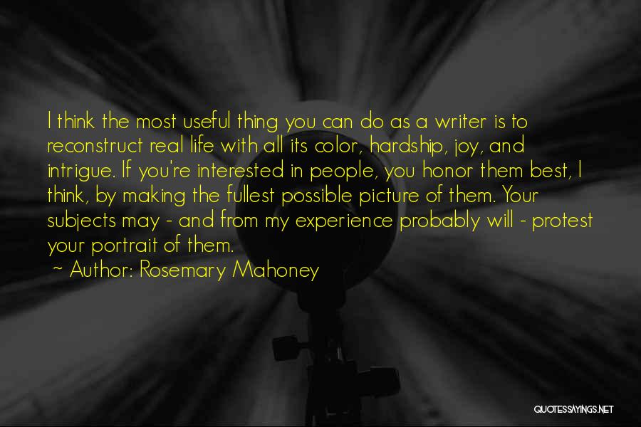 Rosemary Mahoney Quotes 1337506