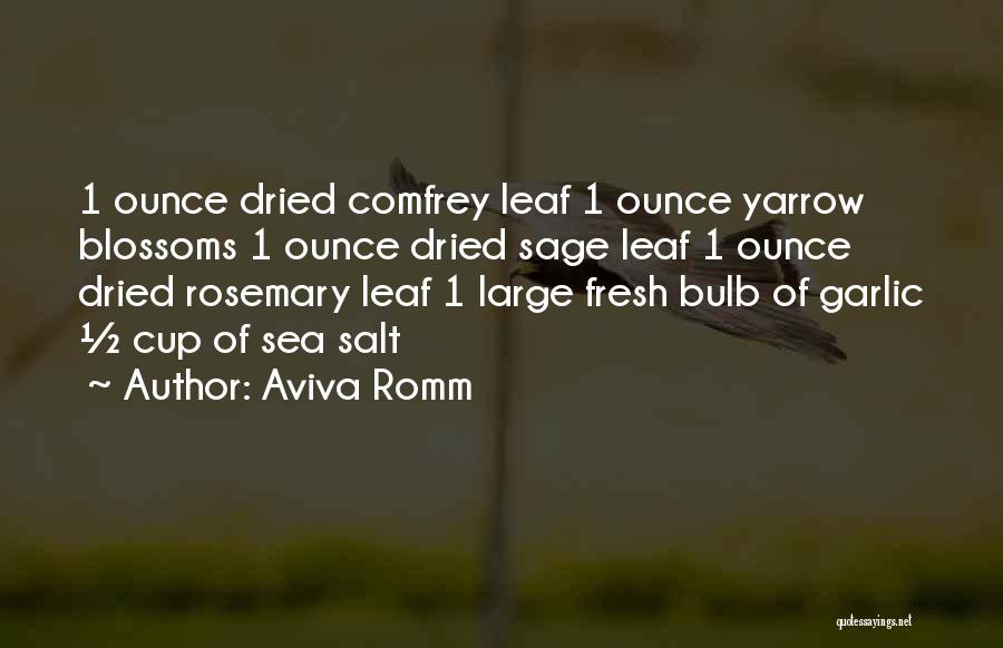 Rosemary Quotes By Aviva Romm