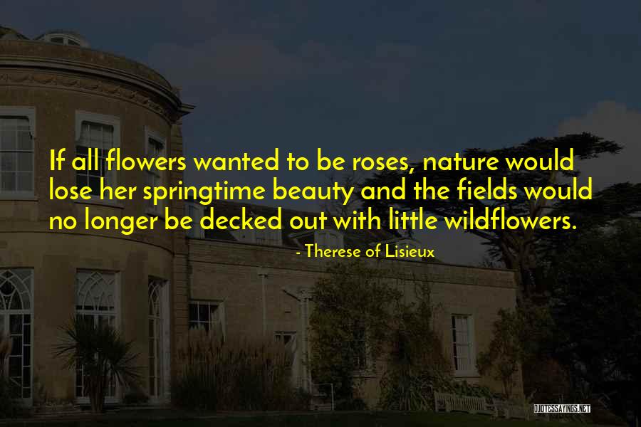 Roses And Beauty Quotes By Therese Of Lisieux