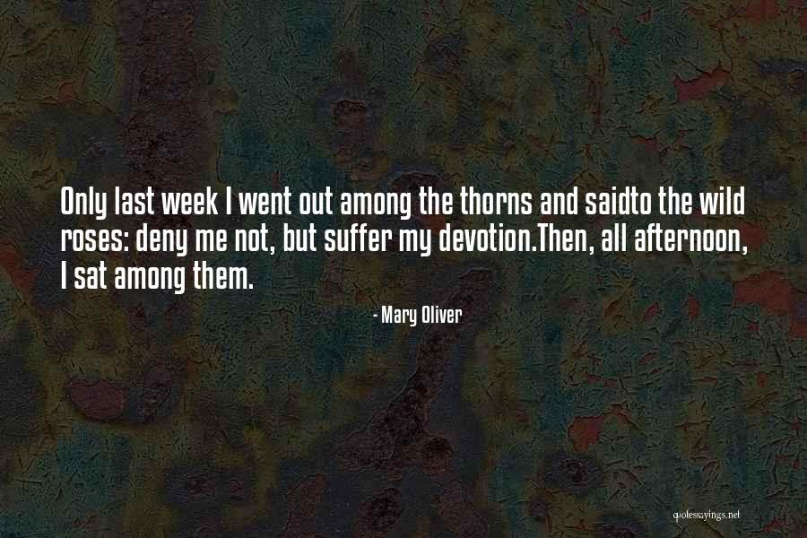 Roses And Their Thorns Quotes By Mary Oliver Roses And Their Thorns Quotes By Mary Oliver