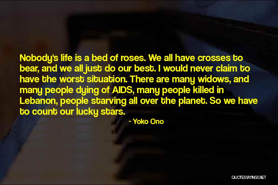 Roses Dying Quotes By Yoko Ono