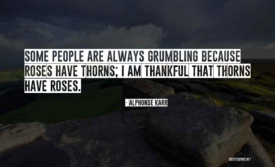 Roses Thorns Quotes By Alphonse Karr