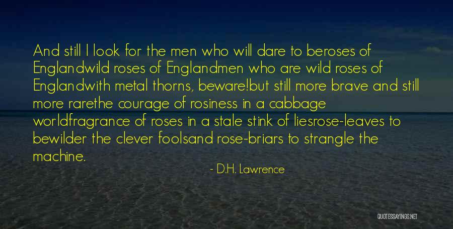 Roses Thorns Quotes By D.H. Lawrence