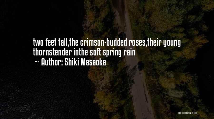 Roses Thorns Quotes By Shiki Masaoka
