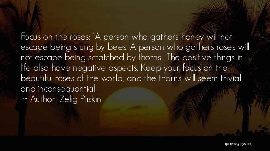 Roses Thorns Quotes By Zelig Pliskin