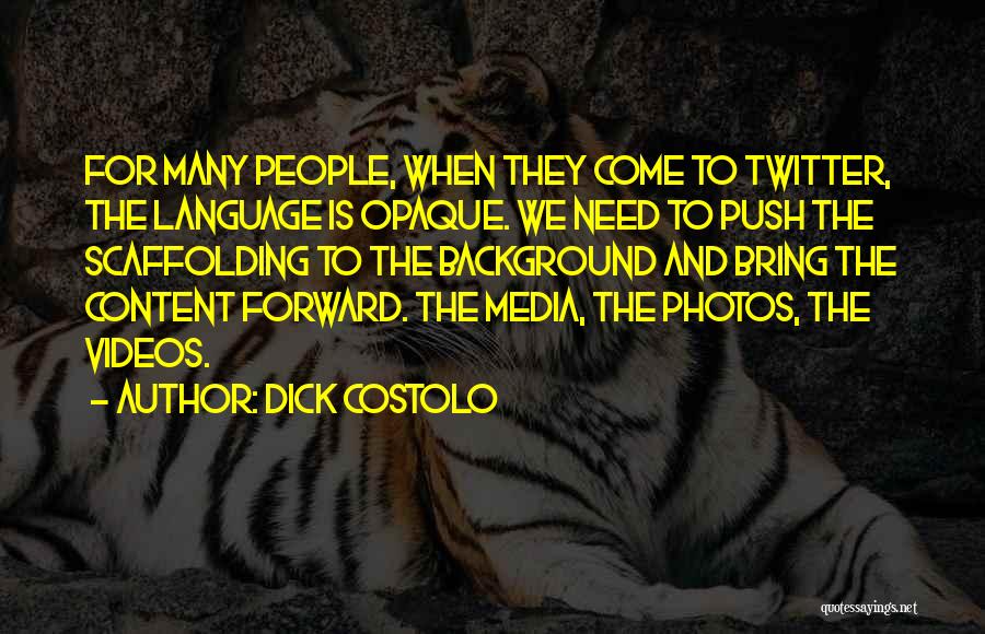 Rosillo And Isles Quotes By Dick Costolo