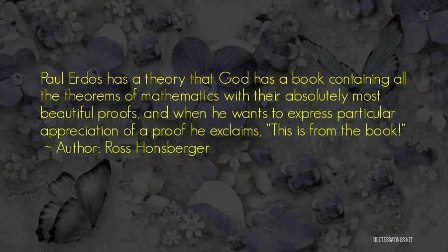 Ross Honsberger Quotes 694182