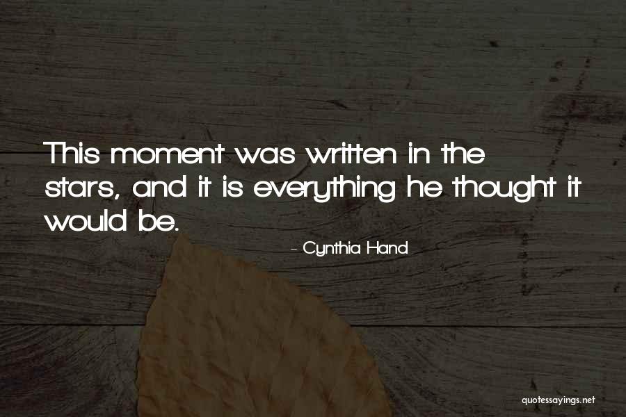 Rossborough Opta Quotes By Cynthia Hand Rossborough Opta Quotes By Cynthia Hand