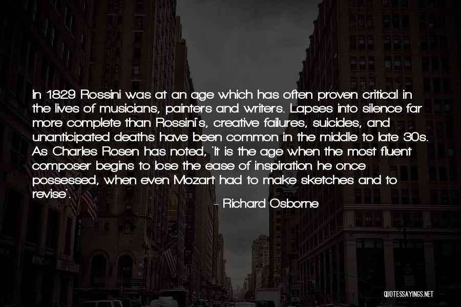 Rossini Composer Quotes By Richard Osborne Rossini Composer Quotes By Richard Osborne