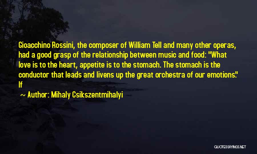 Rossini Quotes By Mihaly Csikszentmihalyi