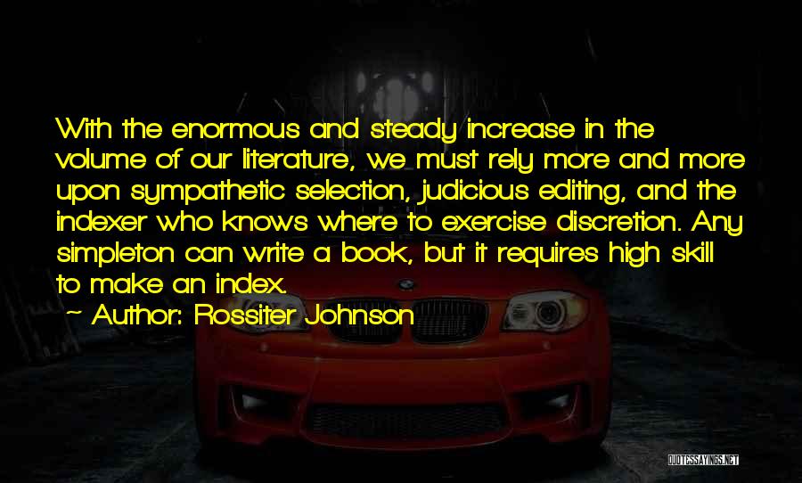 Rossiter Johnson Quotes 437472