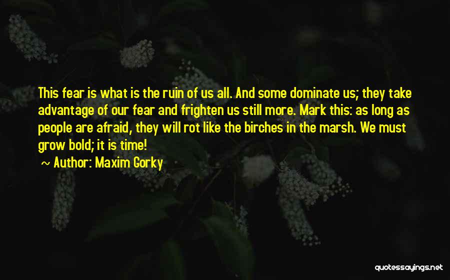 Rot And Ruin Quotes By Maxim Gorky